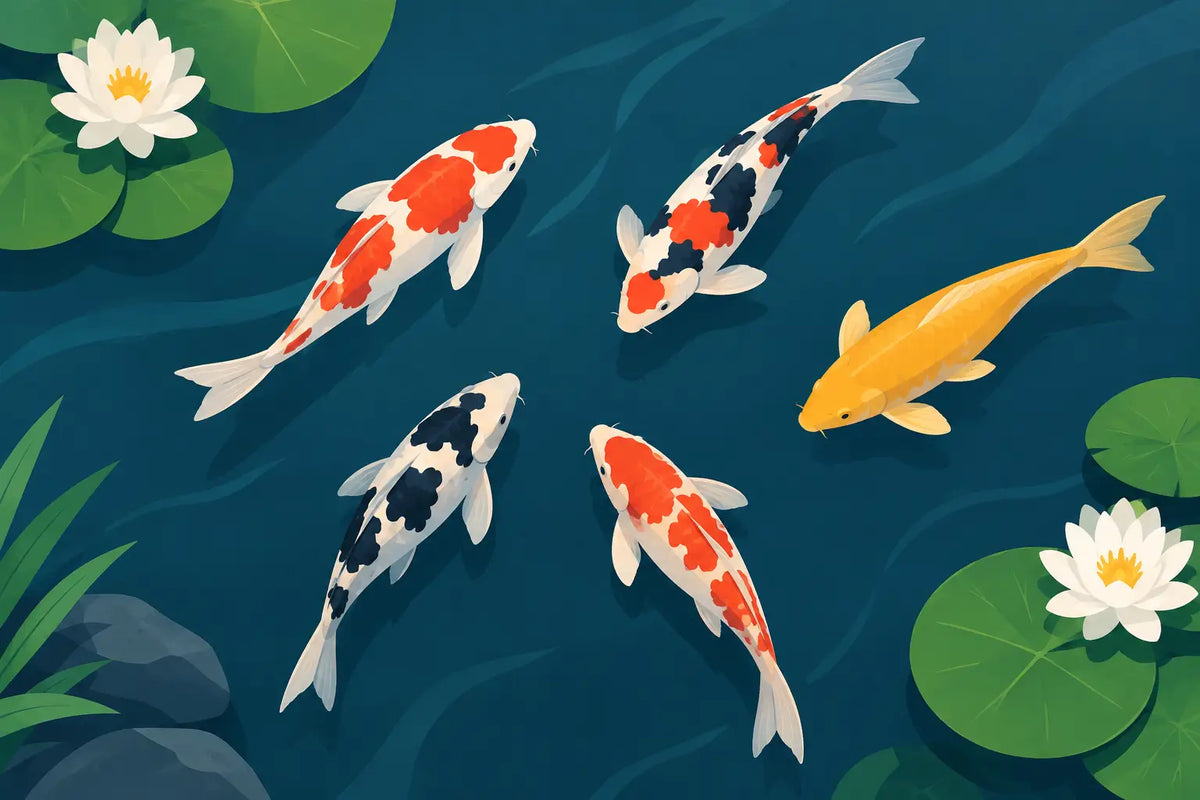 Japanese Koi Pattern Guide for Pond Collectors