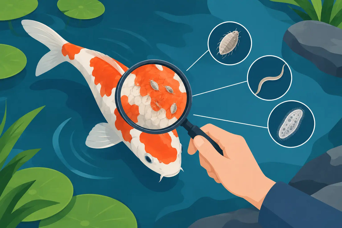 How to Spot Koi Parasites Before They Spread