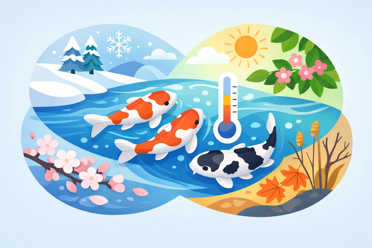 Koi Water Temperature Guide for Every Season