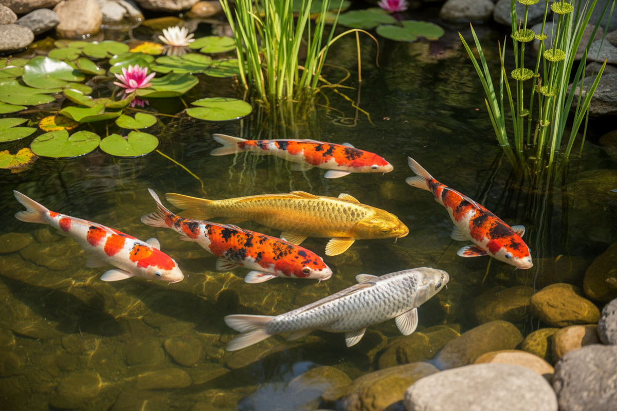7 Top Koi for Small Ponds That Stay Striking