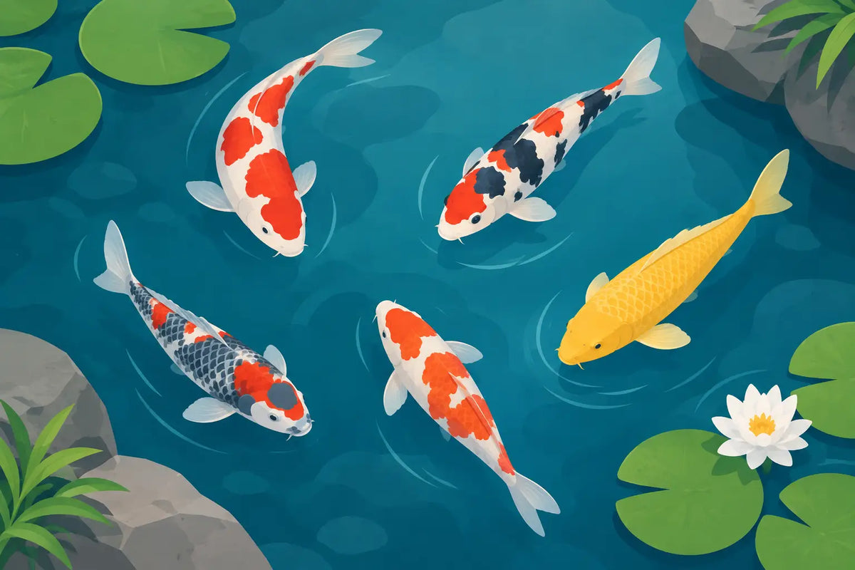 Japanese Koi Varieties for Beginners to Keep