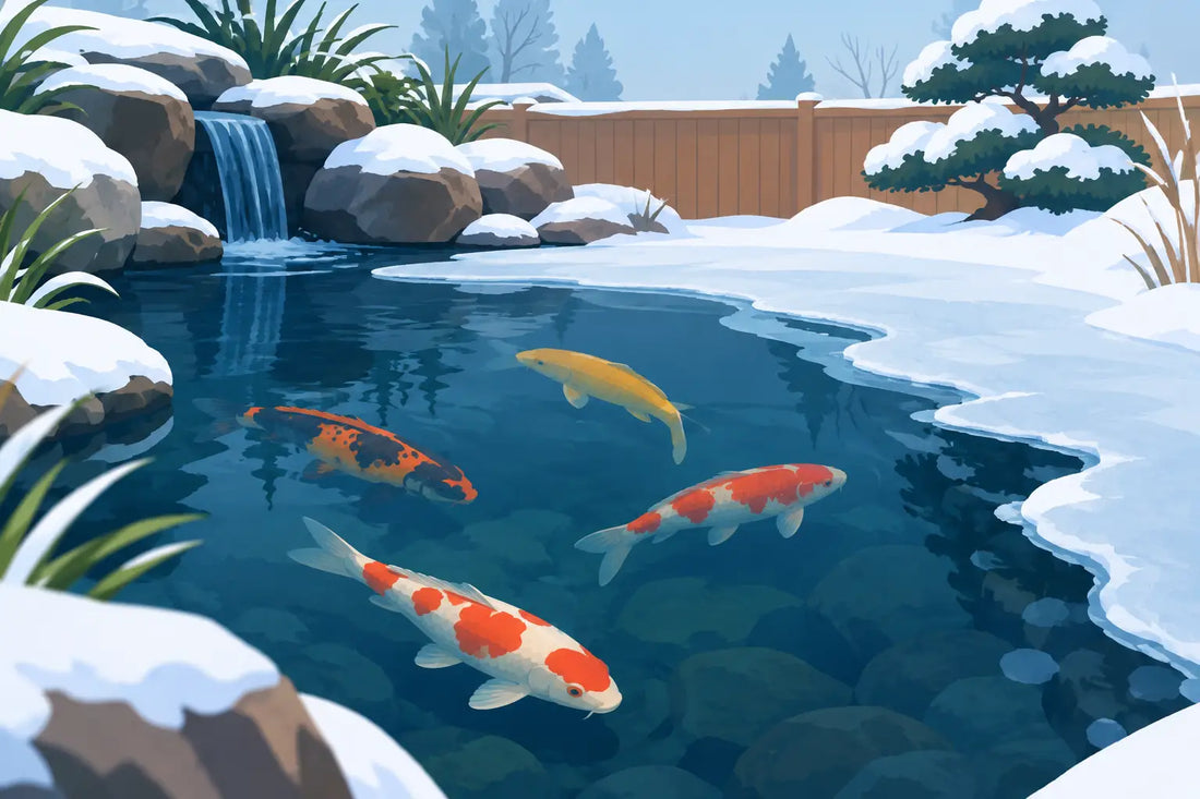 Can Koi Survive Winter in a Backyard Pond?
