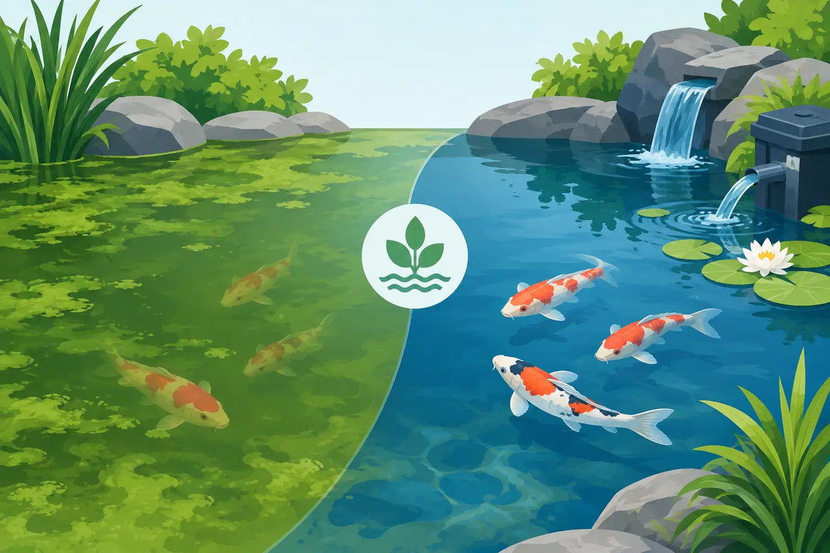 How to Reduce Pond Algae Without Upsetting Koi