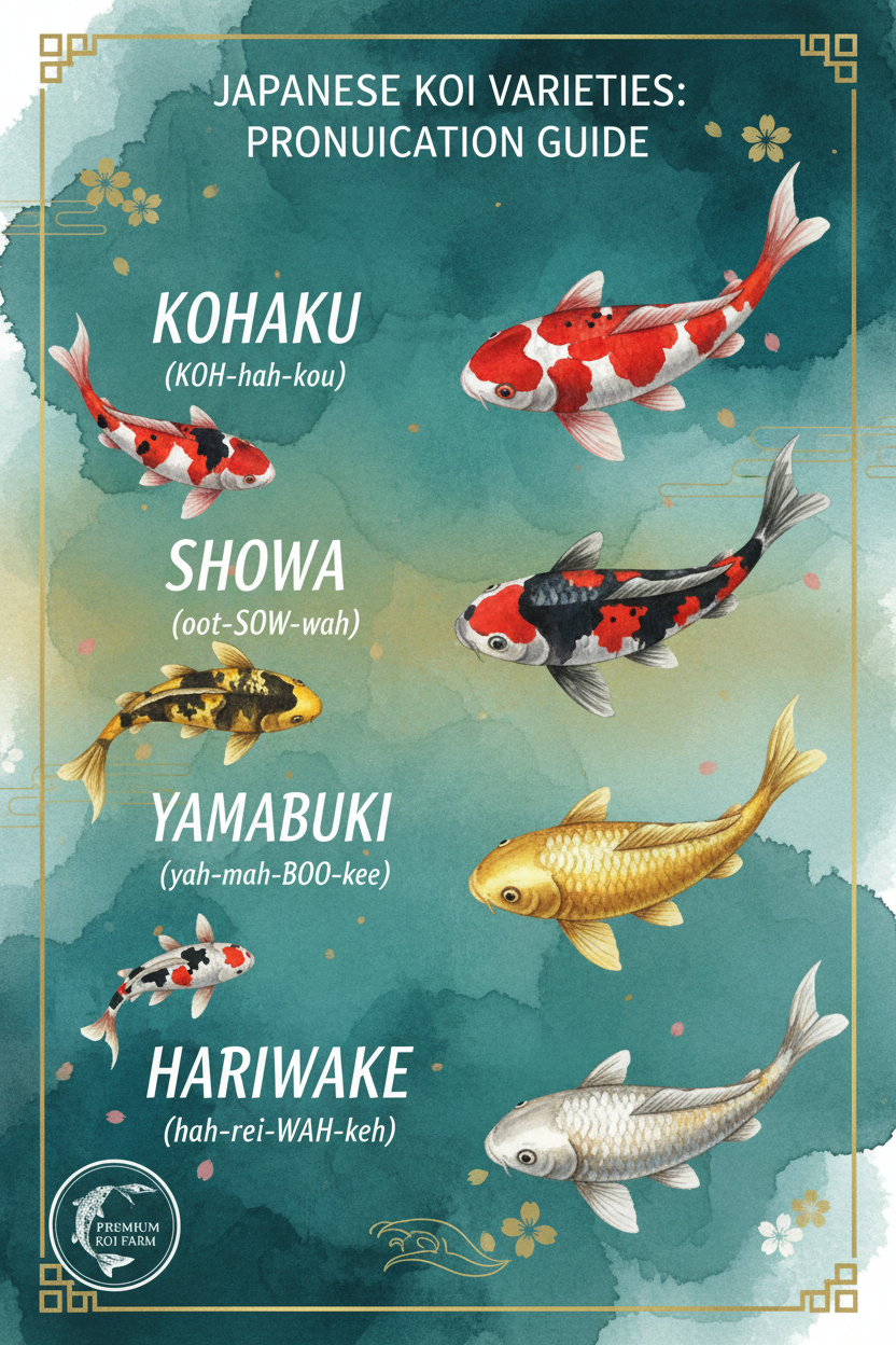 Koi Variety Guide: What Makes Each Fish Special