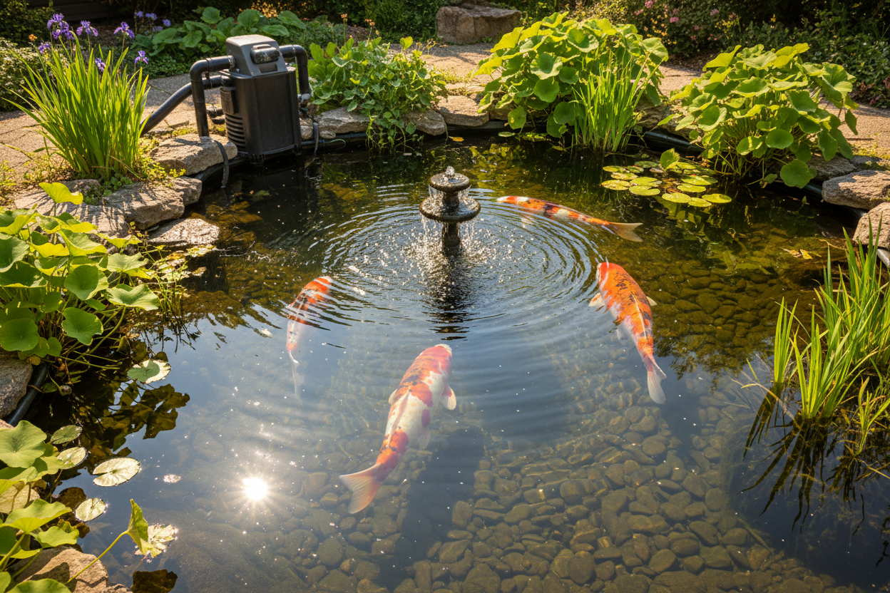 Filtration & Oxygenation: Keeping Your Koi Alive in Summer Heat