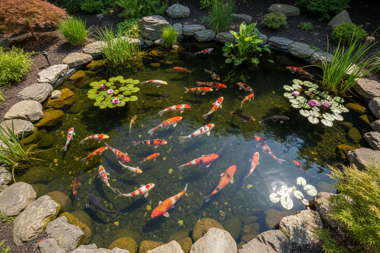 How Many Koi Can Your Pond Hold? A Stocking Guide