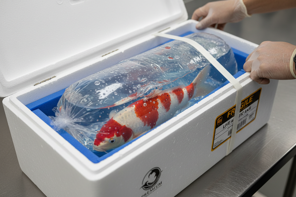 How We Ship Live Koi: What to Expect When Your Fish Is on the Way