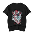 Red Koi Wave Rider Embroidered Tee
