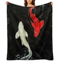 Koi Fish Throw Blanket