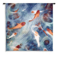 Koi Pond Large Tapestry