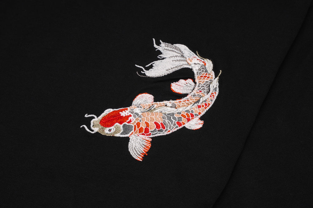Koi Fish Embroidered Tee