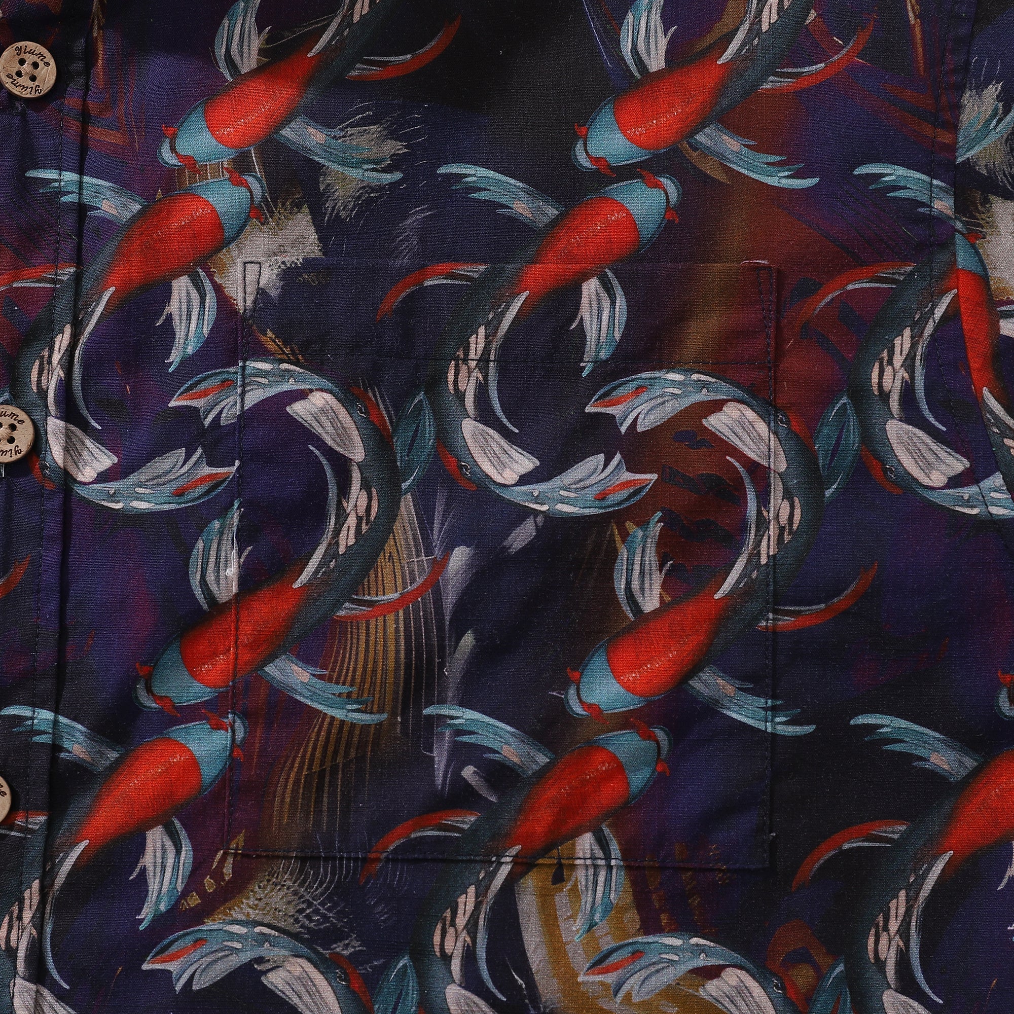 Men's Koi Fish Hawaiian Shirt