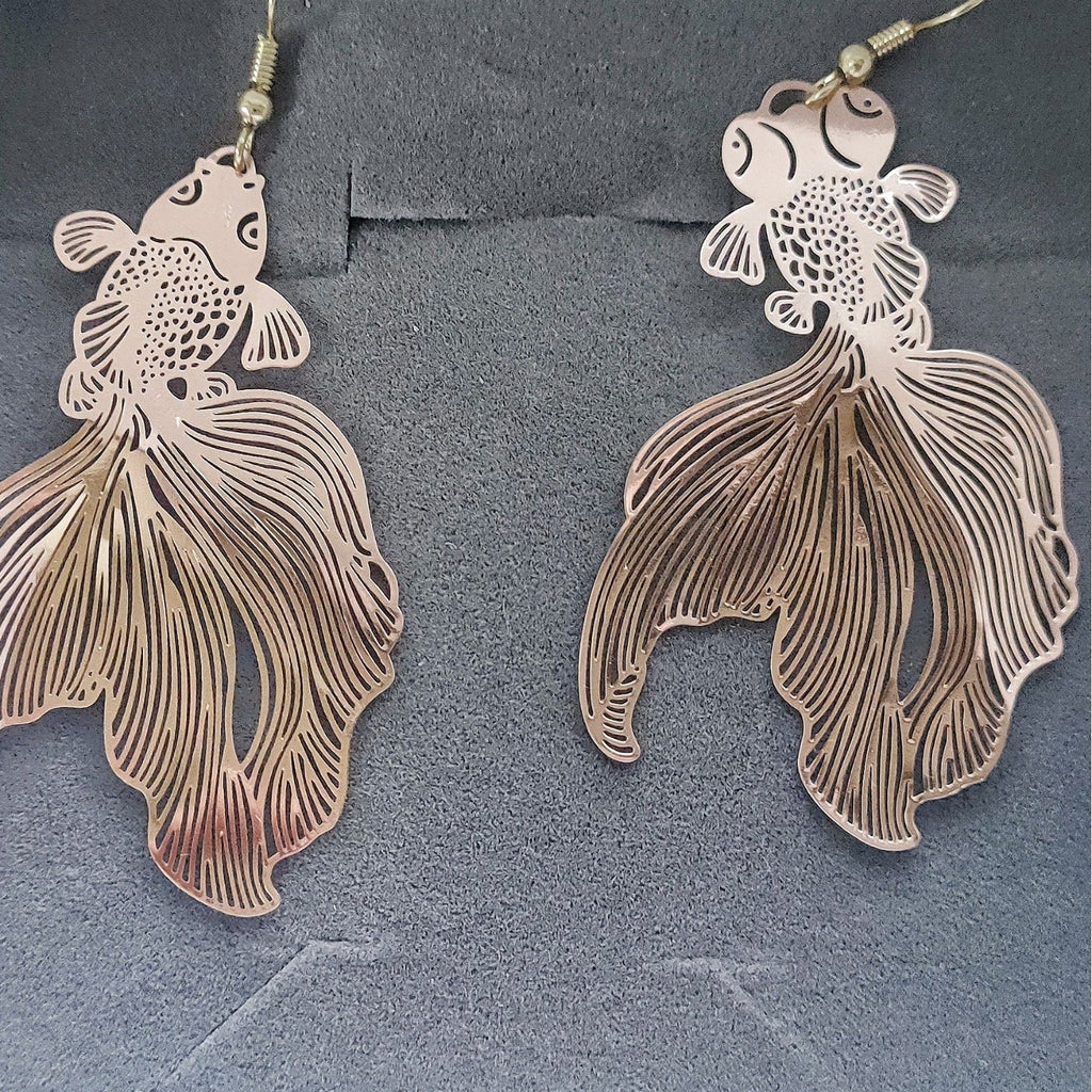 Good Luck Koi Fish Hook Earrings