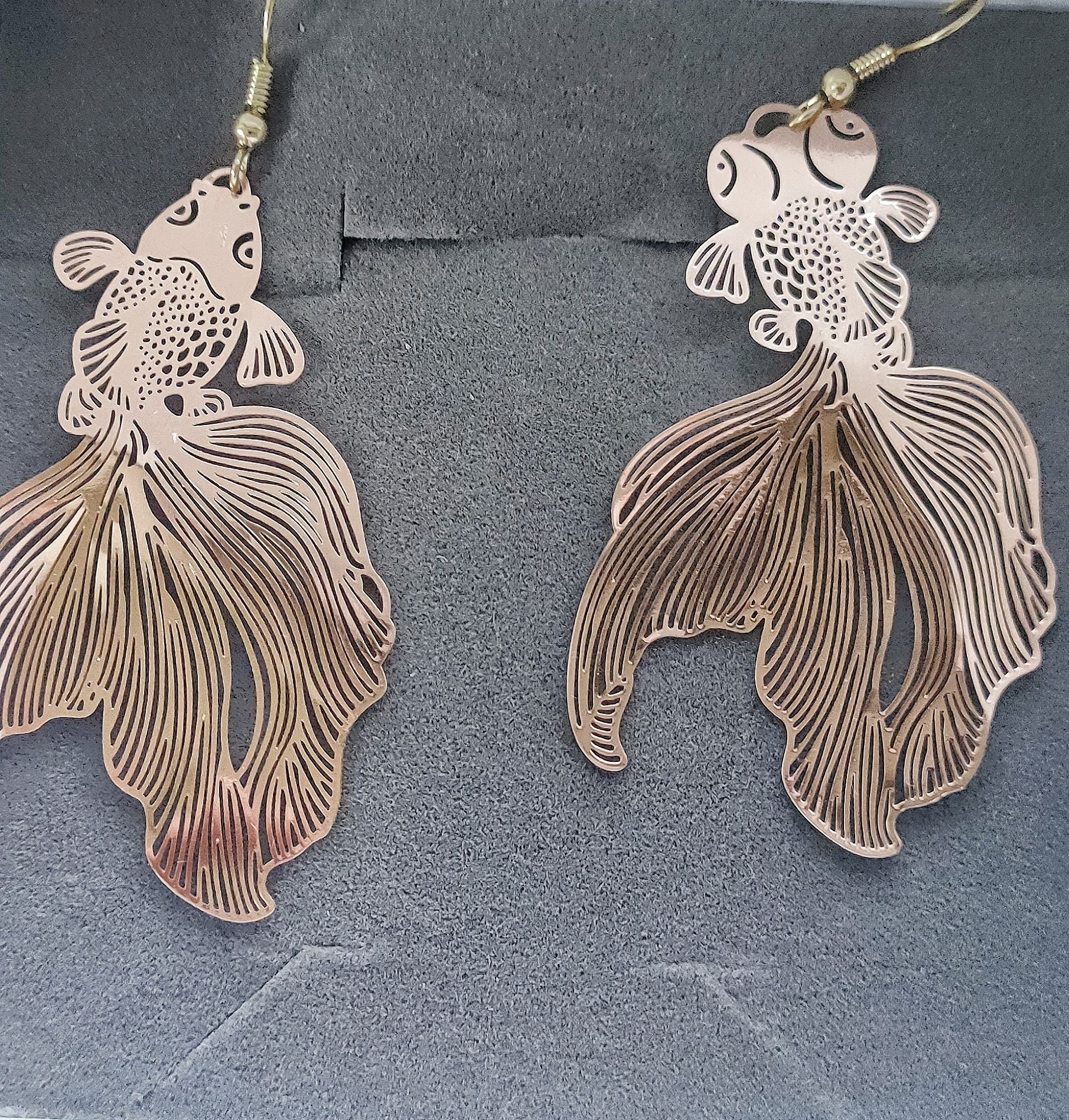 Good Luck Koi Fish Hook Earrings