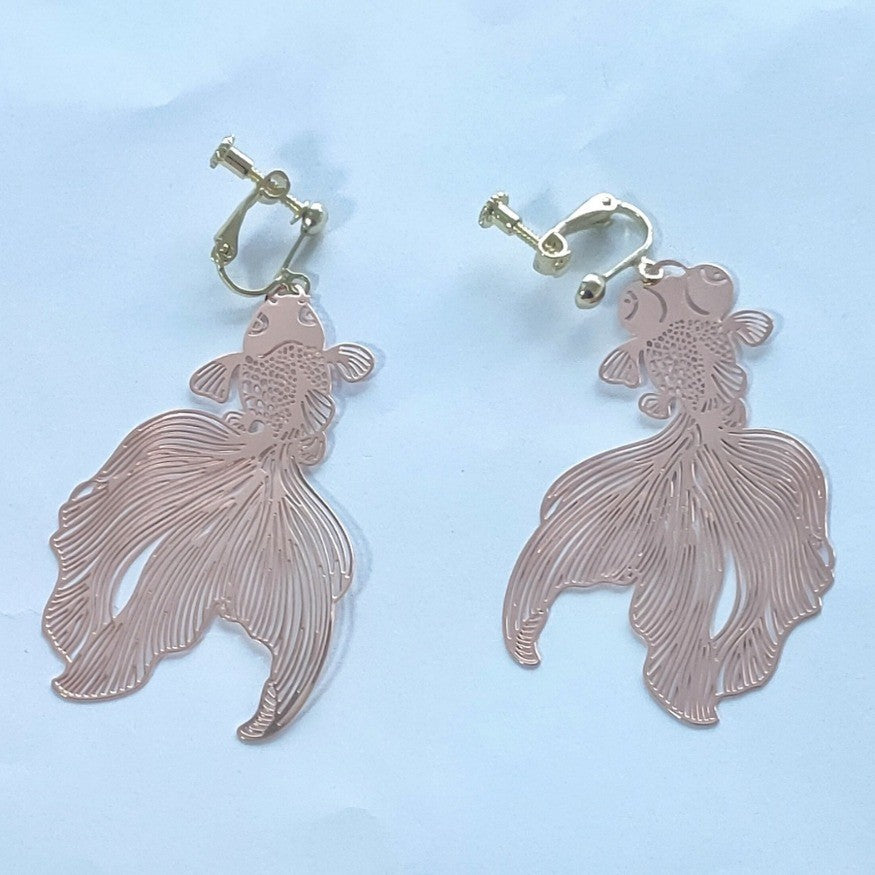 Good Luck Koi Fish Hook Earrings