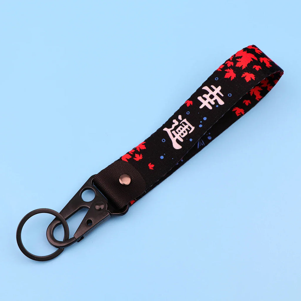 Koi Fish & Crane Artistic Keychain Set