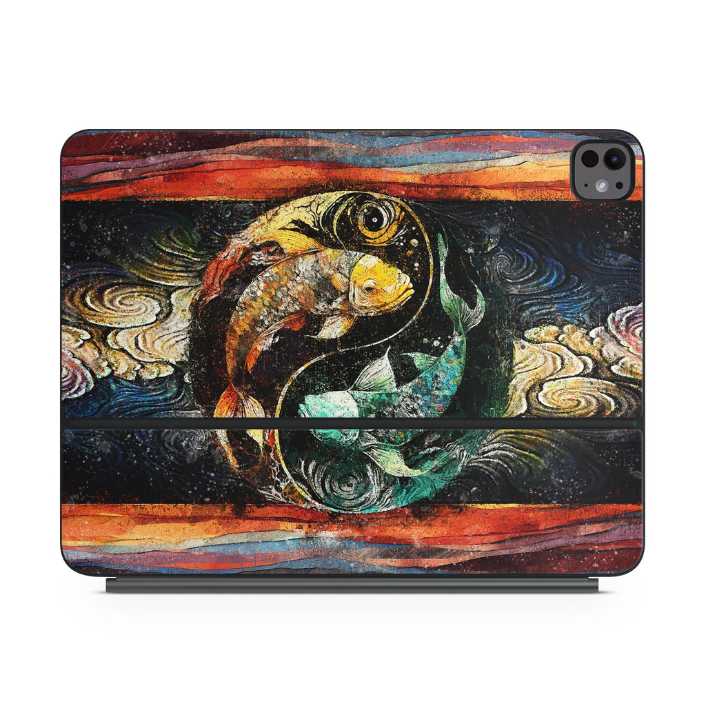 Koi Fish Yin Yang - Apple Magic Keyboard for iPad Skin