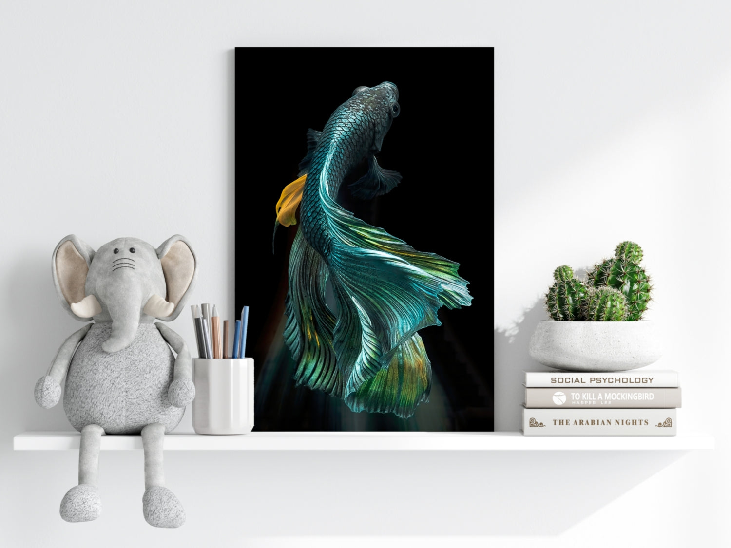 Koi Fish Aluminum Print