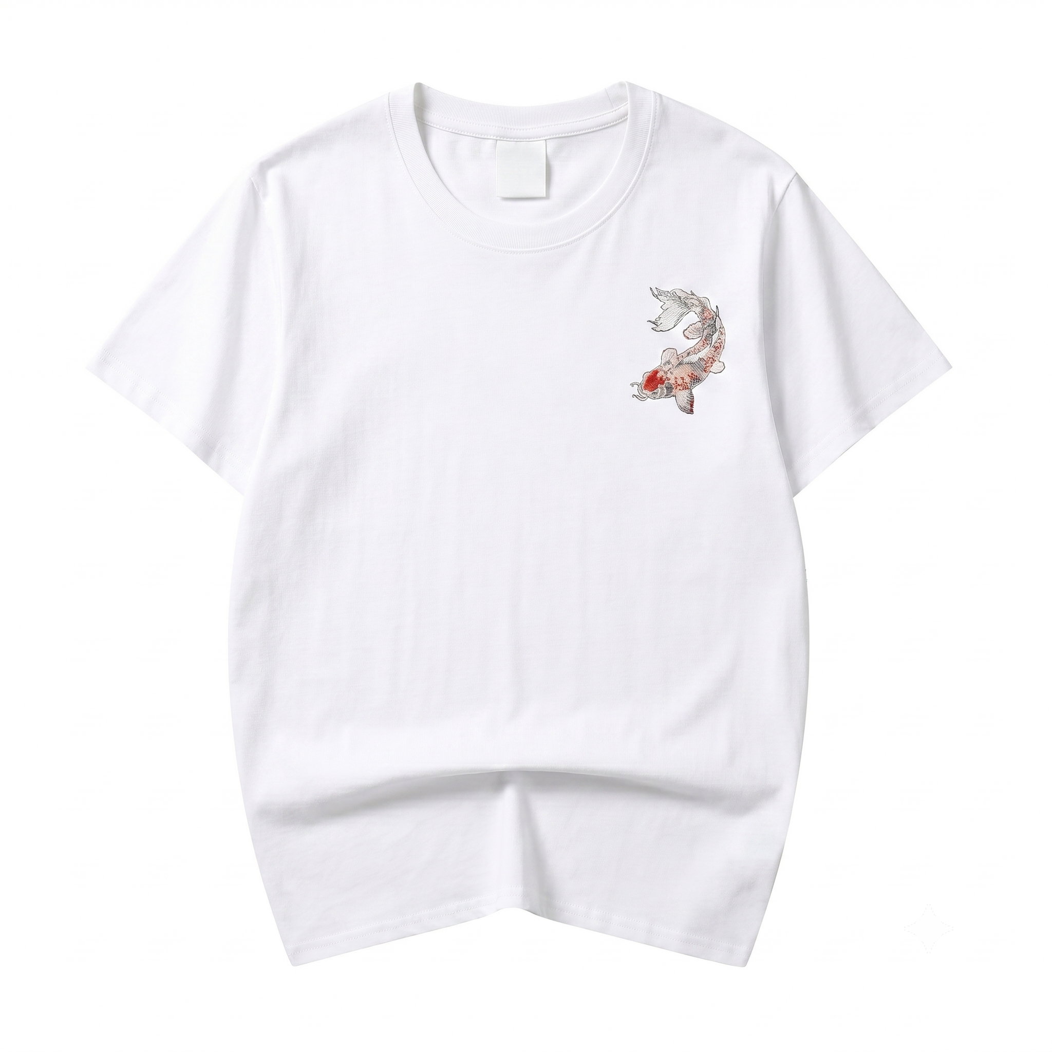 Koi Fish Embroidered Tee