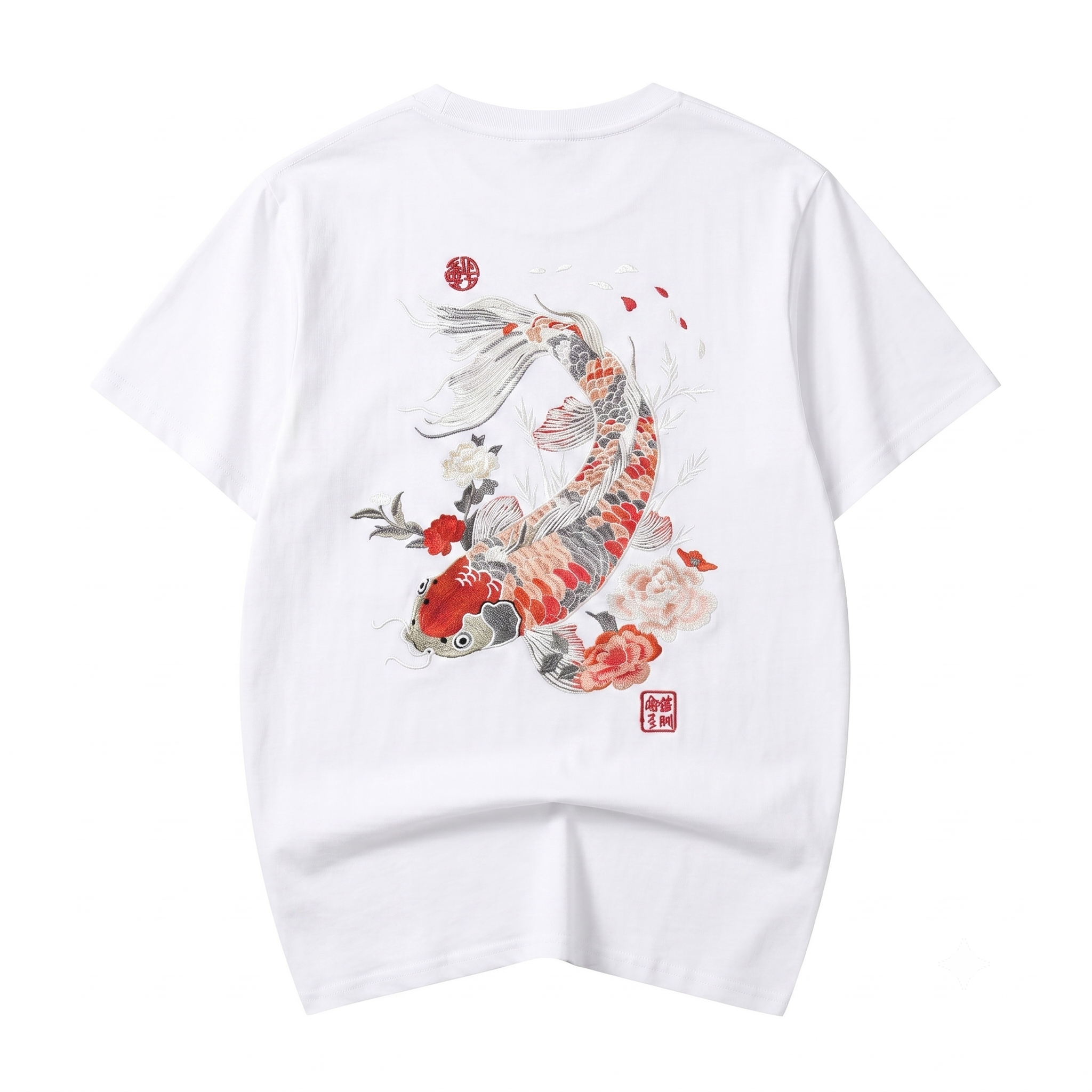 Koi Fish Embroidered Tee