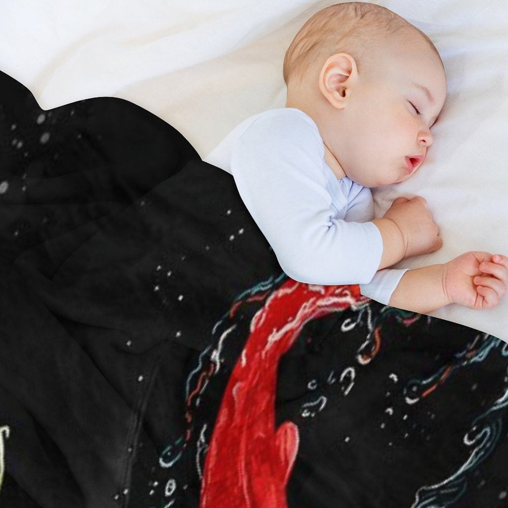 Koi Fish Throw Blanket