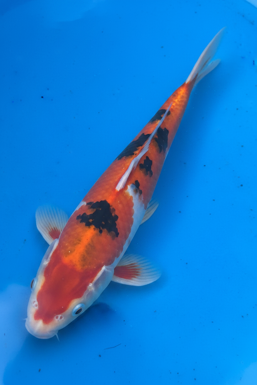 10"-12" Showa Sanshoku Standard Fin Koi — Live Pond Fish [Select Grade]
