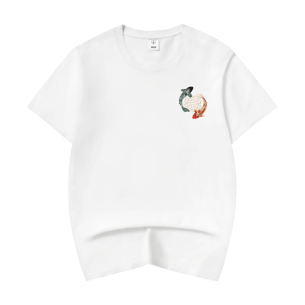 Koi Embroidery Tee