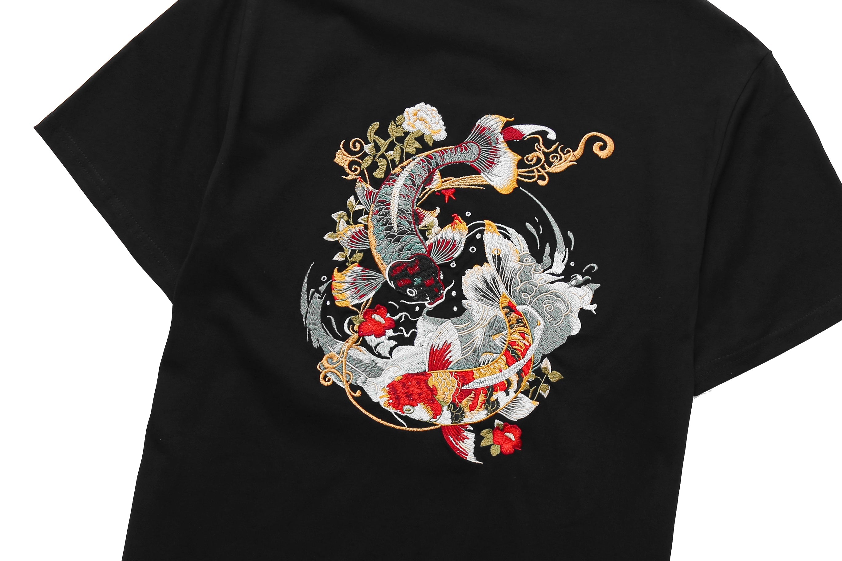 Koi Embroidery Tee