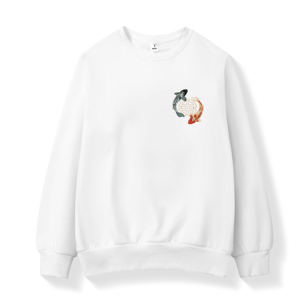 YinYang Koi Embroidery Sweater