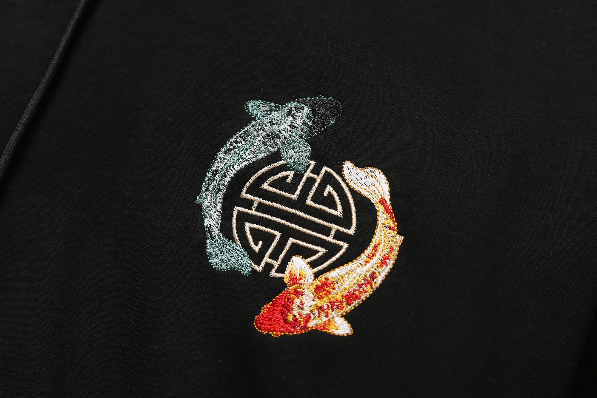 YinYang Koi Embroidery Sweater