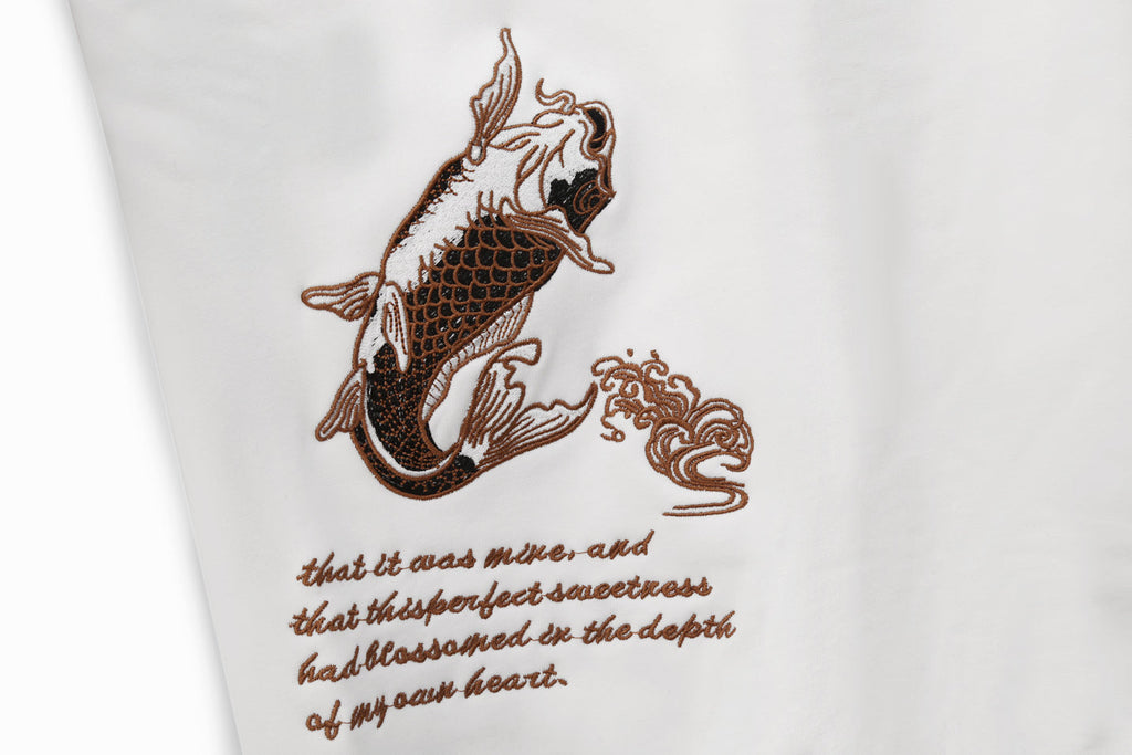 Destiny Koi Embroidery Sweater