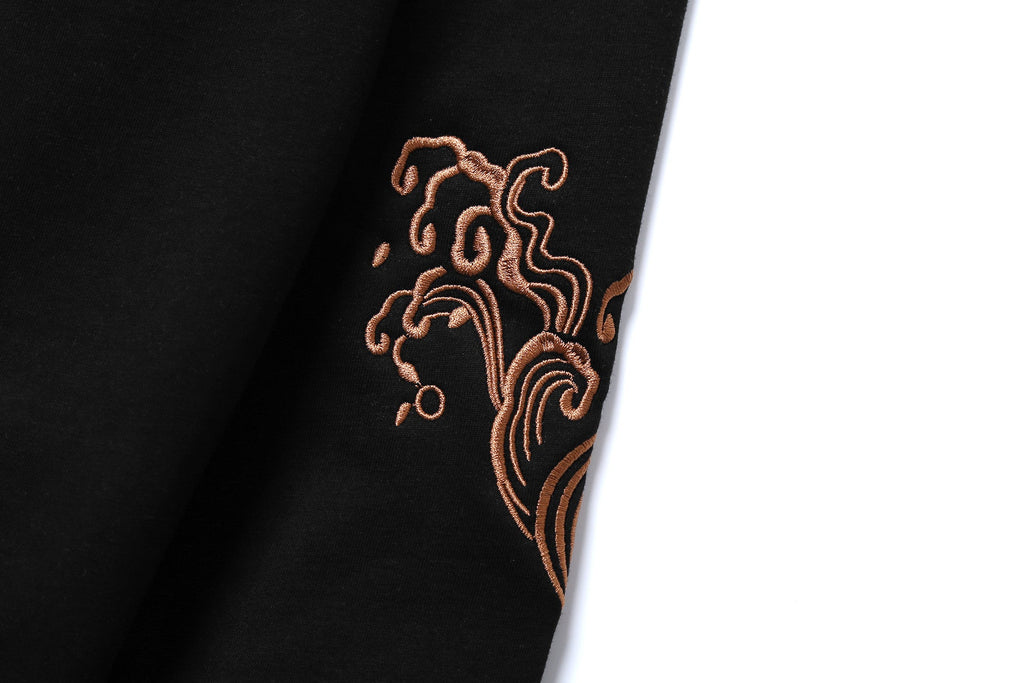 Destiny Koi Embroidery Sweater